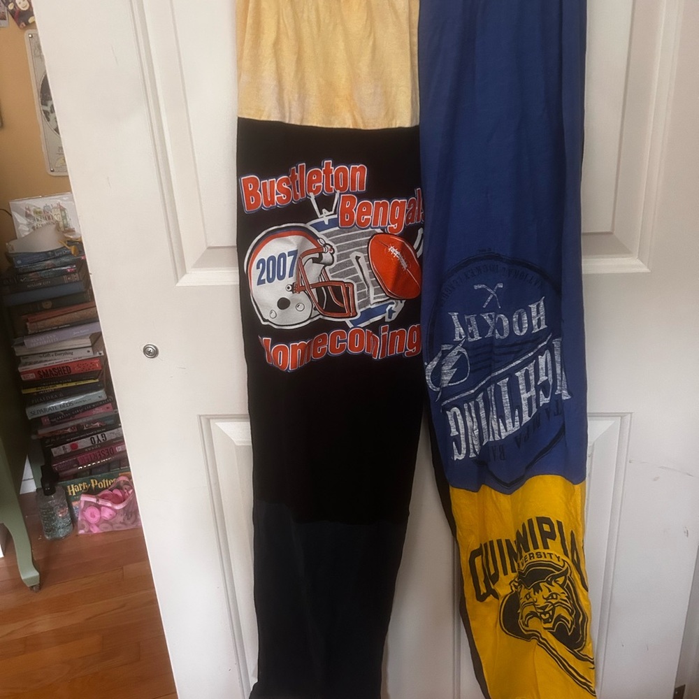 Patchwork lounge pants! (Sport themed)